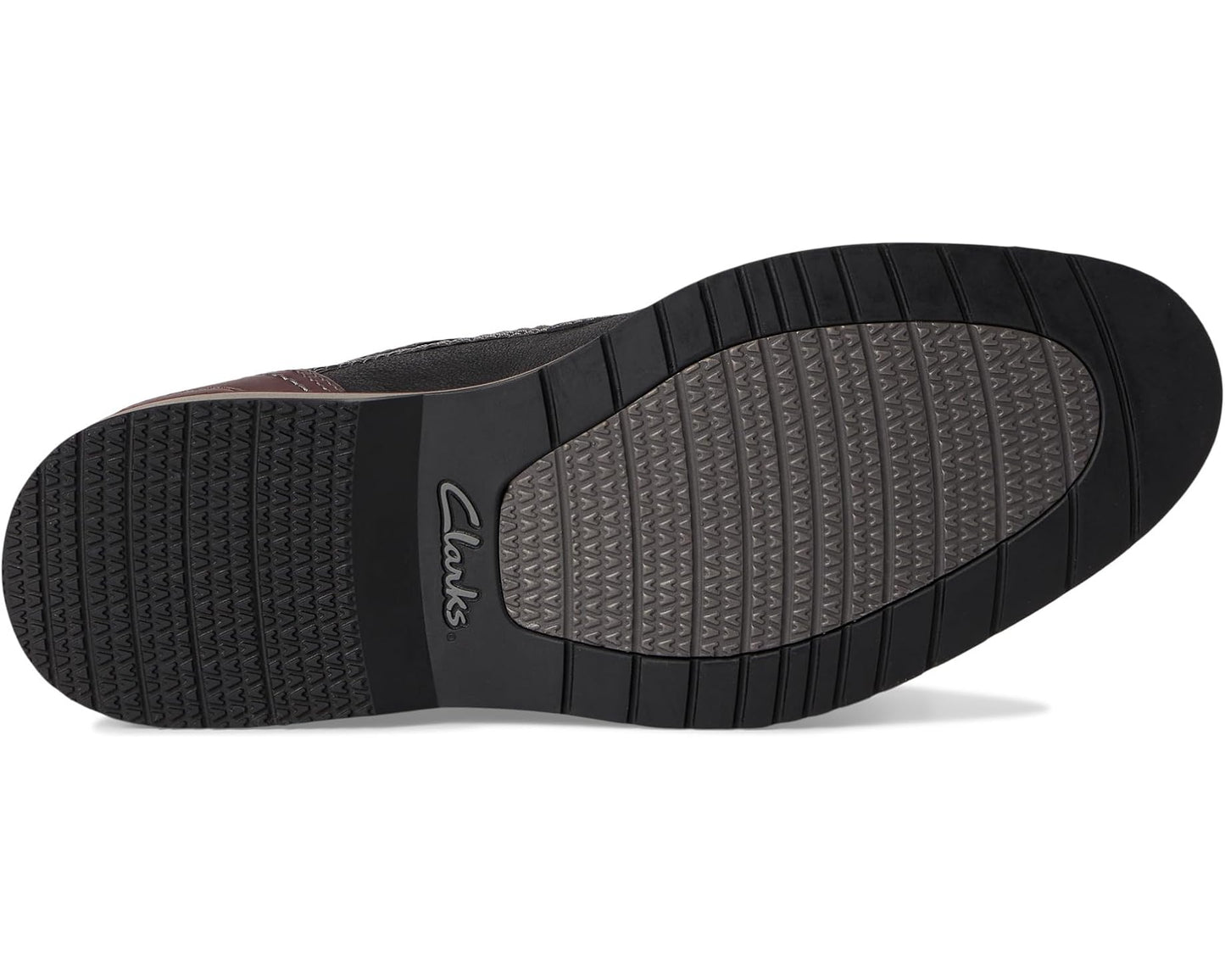 Men's Clarks Monahan Plain Black Leather