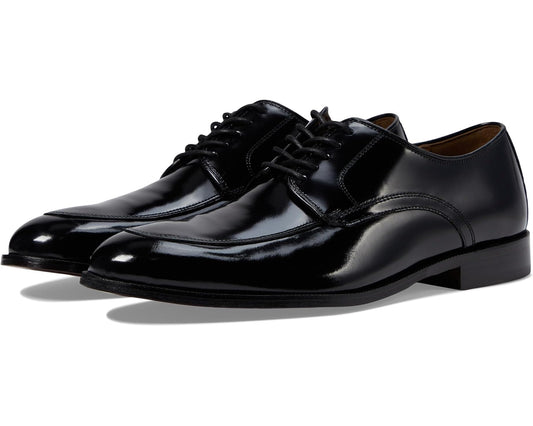 Men's Johnston & Murphy Bradford Dress Moc Oxford Black Brush-Off