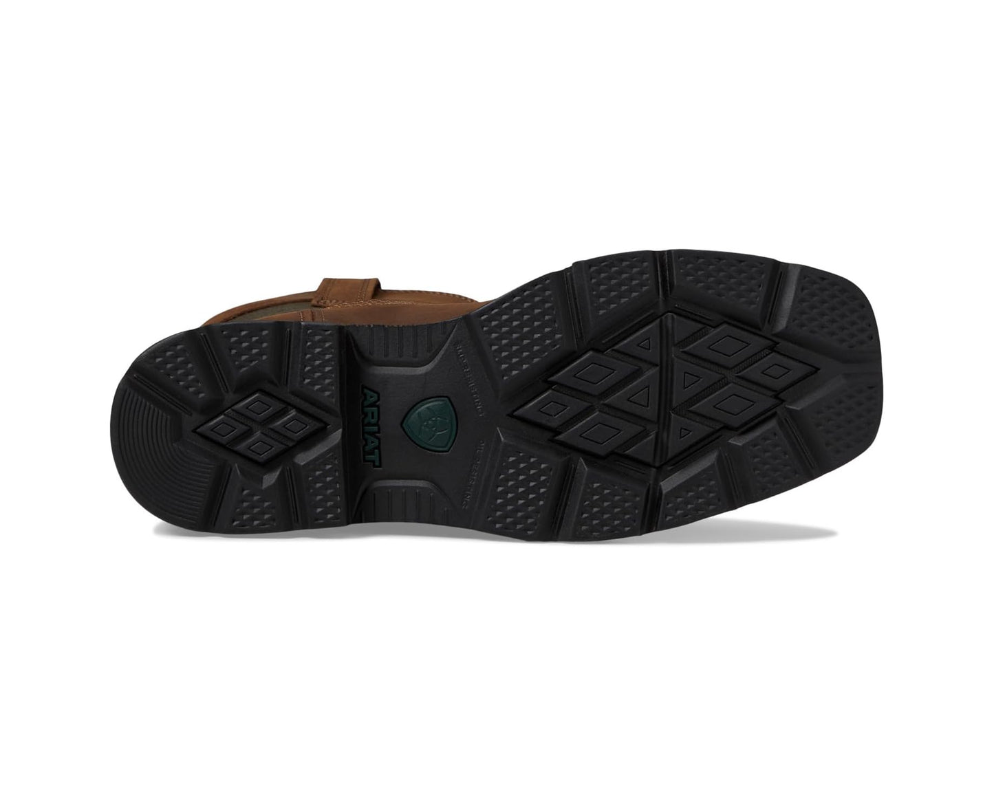 Men's Ariat Groundbreaker Wide Square Toe H20 ST Palm Brown/Ballistic Brown