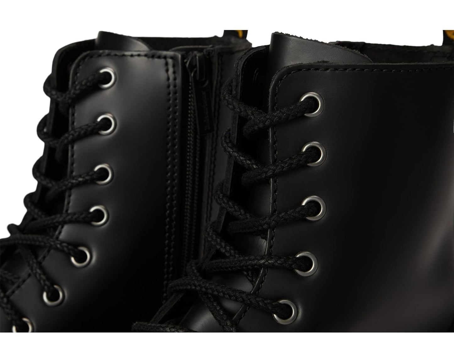 Men's Dr. Martens Jadon Smooth Leather Platform Boots Black Polished Smooth