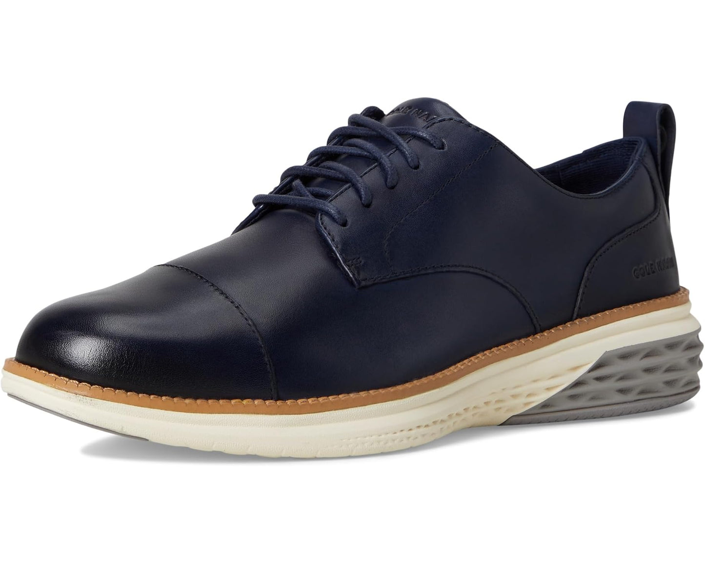 Men's Cole Haan Grand Hurrion Cap Toe Oxford Midnight Moon/Ivory/Sleet