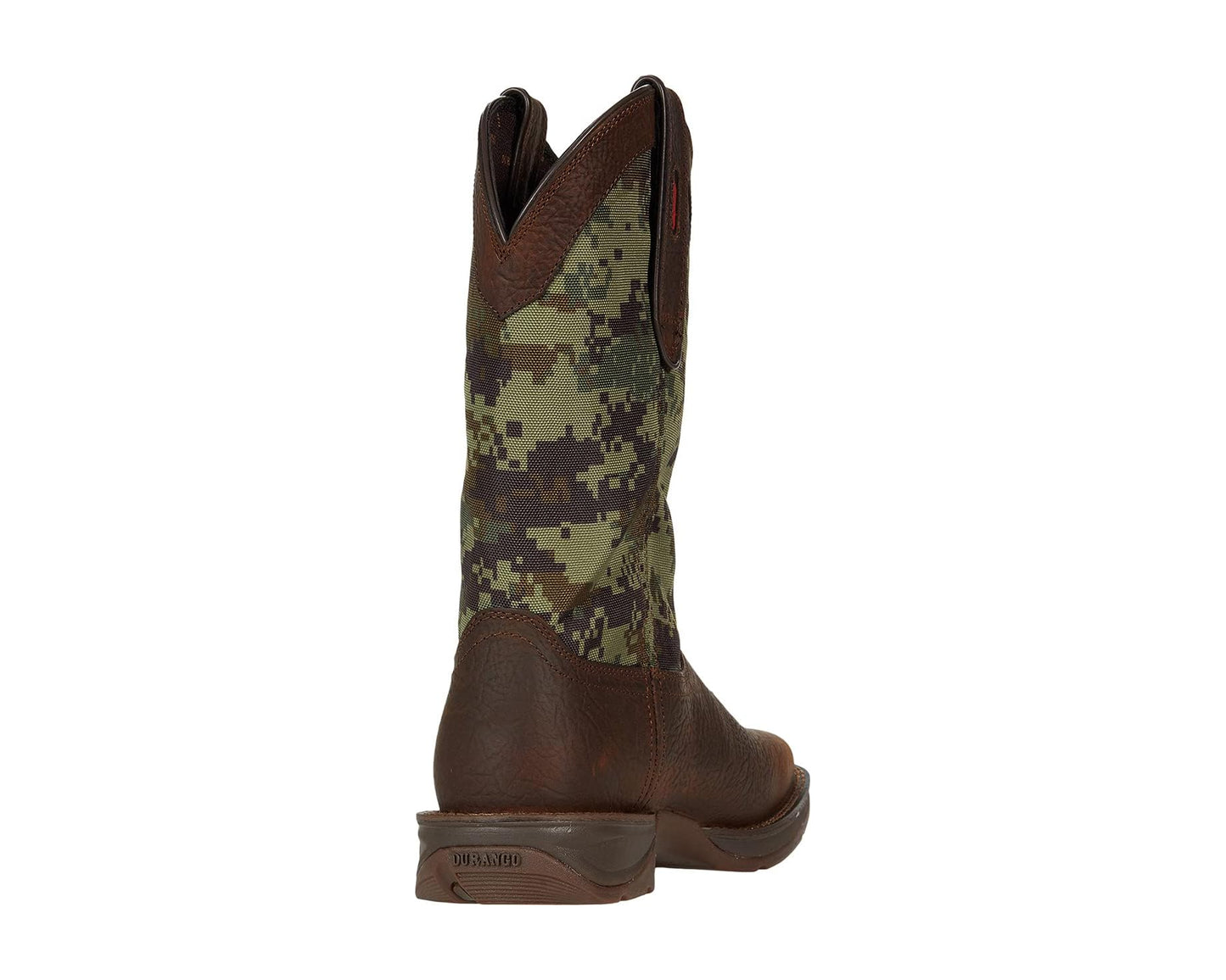 Men's Durango Rebel 11 Western Dark Brown/Green Digital Camo