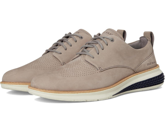 Men's Cole Haan Originalgrand Energy Weave Plain Toe Oxford Ironstone Nubuck/Midnight Moon