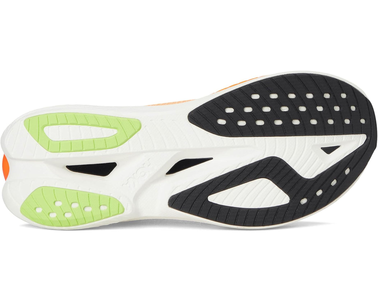 Men's Hoka Mach X 3 White/Neon Tangerine