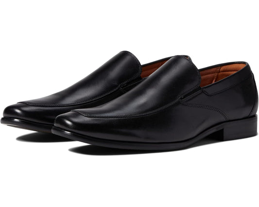 Men's Florsheim Postino Moc Toe Venetian Slip-On Black Smooth
