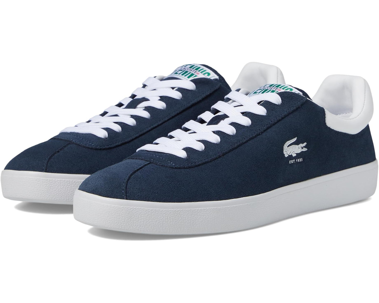 Men's Lacoste Baseshot Sneakers Navy/White