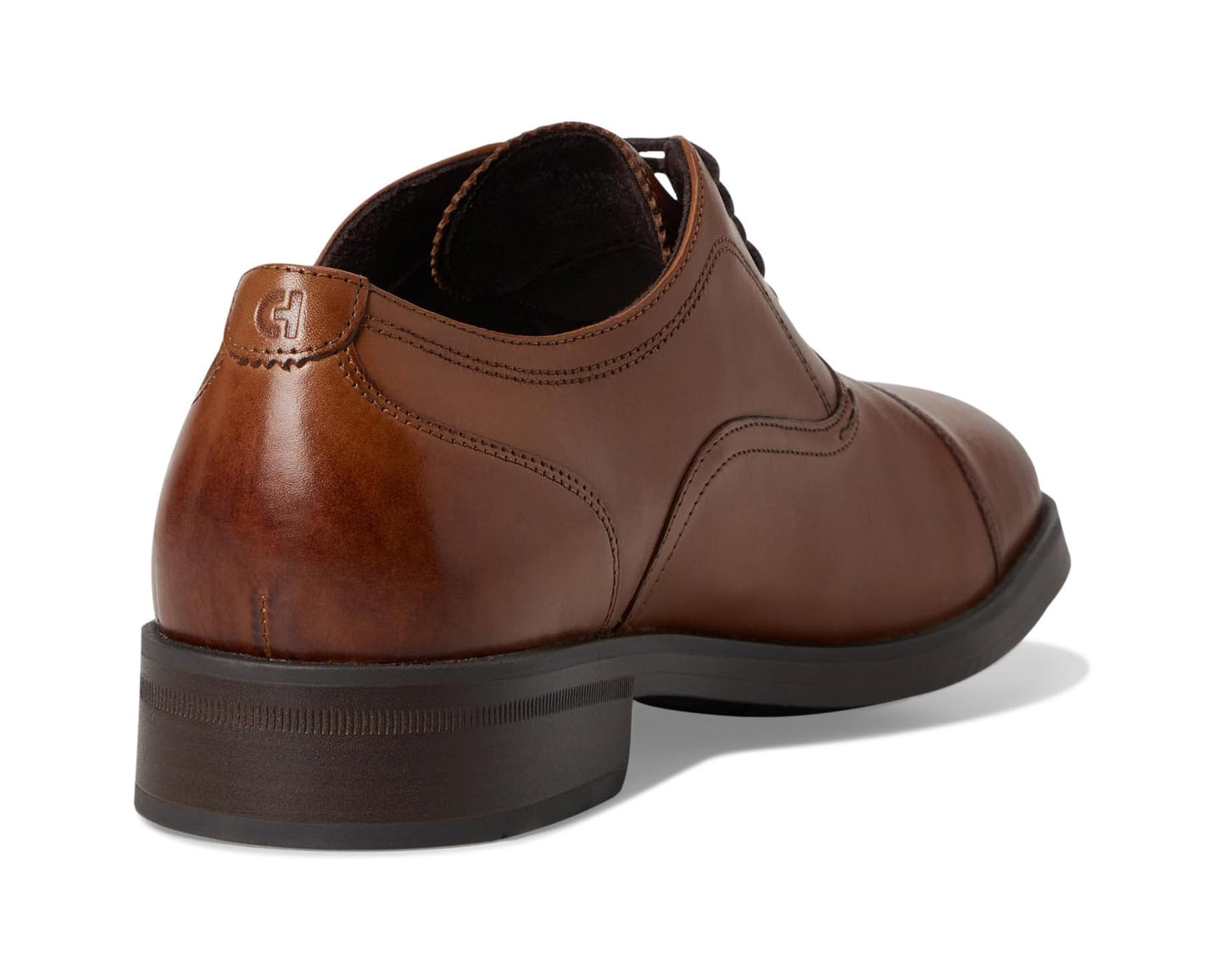 Men's Cole Haan Newmark Grand Cap Toe Oxfords British Tan/Dark Brown
