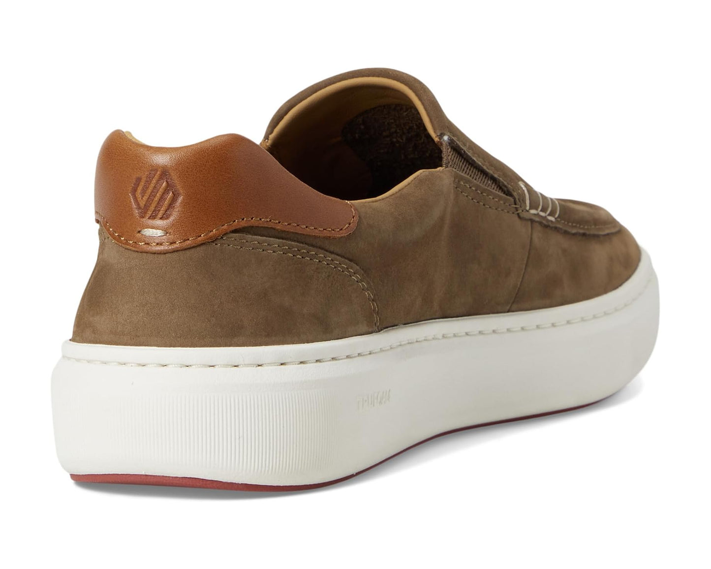 Men's Johnston & Murphy Anders Moc Toe Slip-on Taupe Nubuck