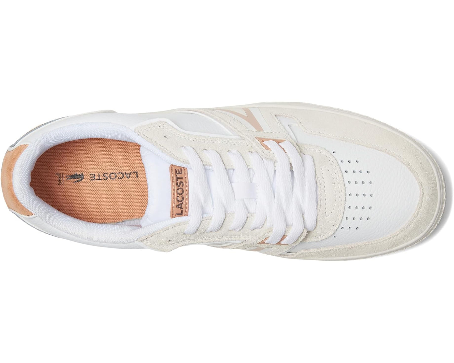 Men's Lacoste L001 Sneakers White/Light Brown