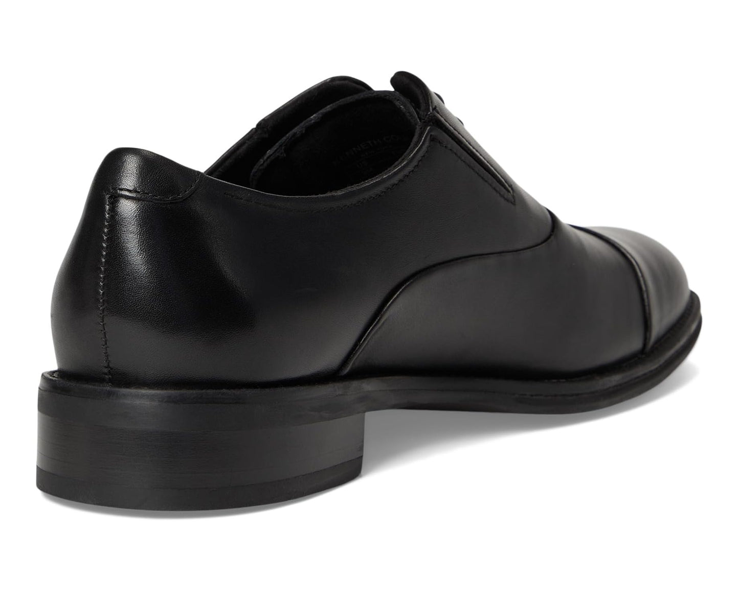 Men's Kenneth Cole Tully Cap Toe Oxford Black Leather