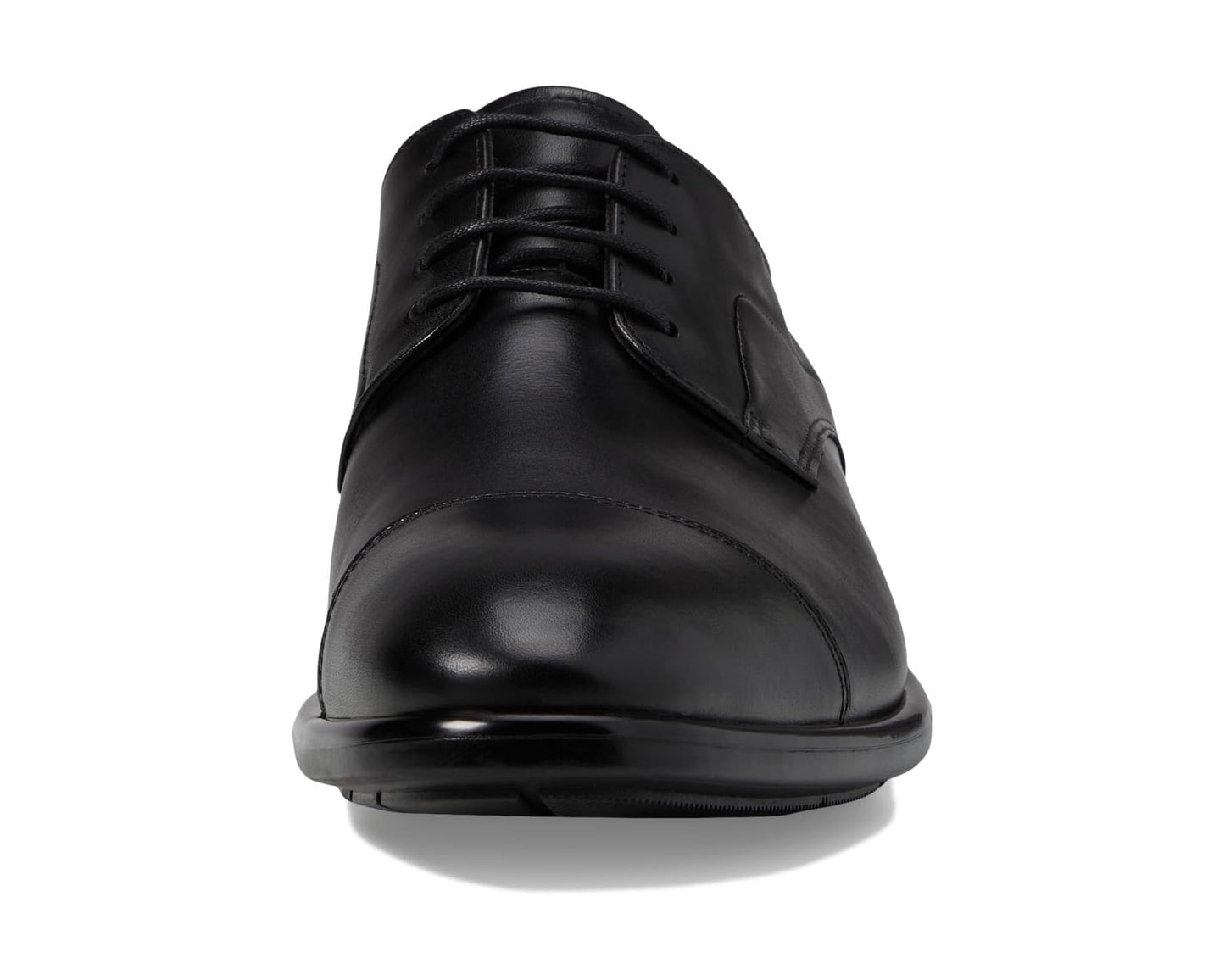 Men's ECCO Citytray Cap Toe Tie Black