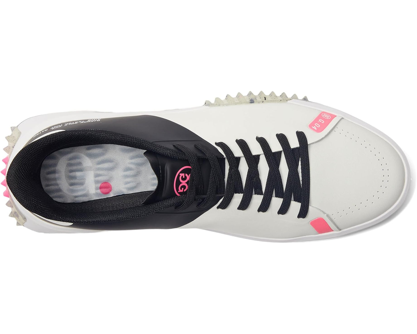 Men's GFORE G.112 P.U. Leather Stippled Golf Shoes Snow/Onyx