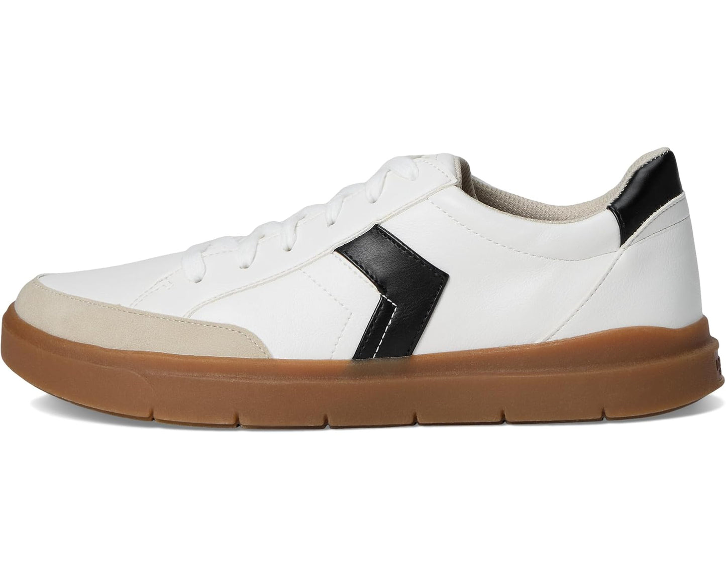 Men's Dr. Scholl's Madison Lace-Up White/Black Smooth