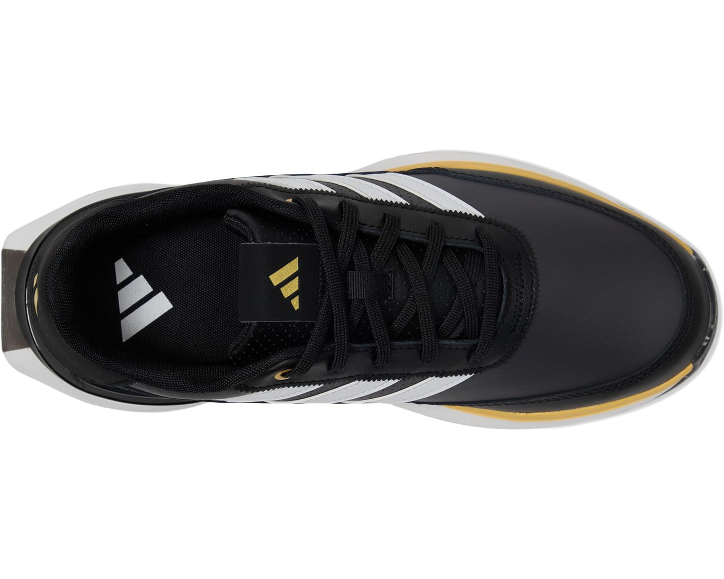 Men's adidas Golf S2G Spikeless Leather Golf Shoes Core Black/Footwear White/Oat