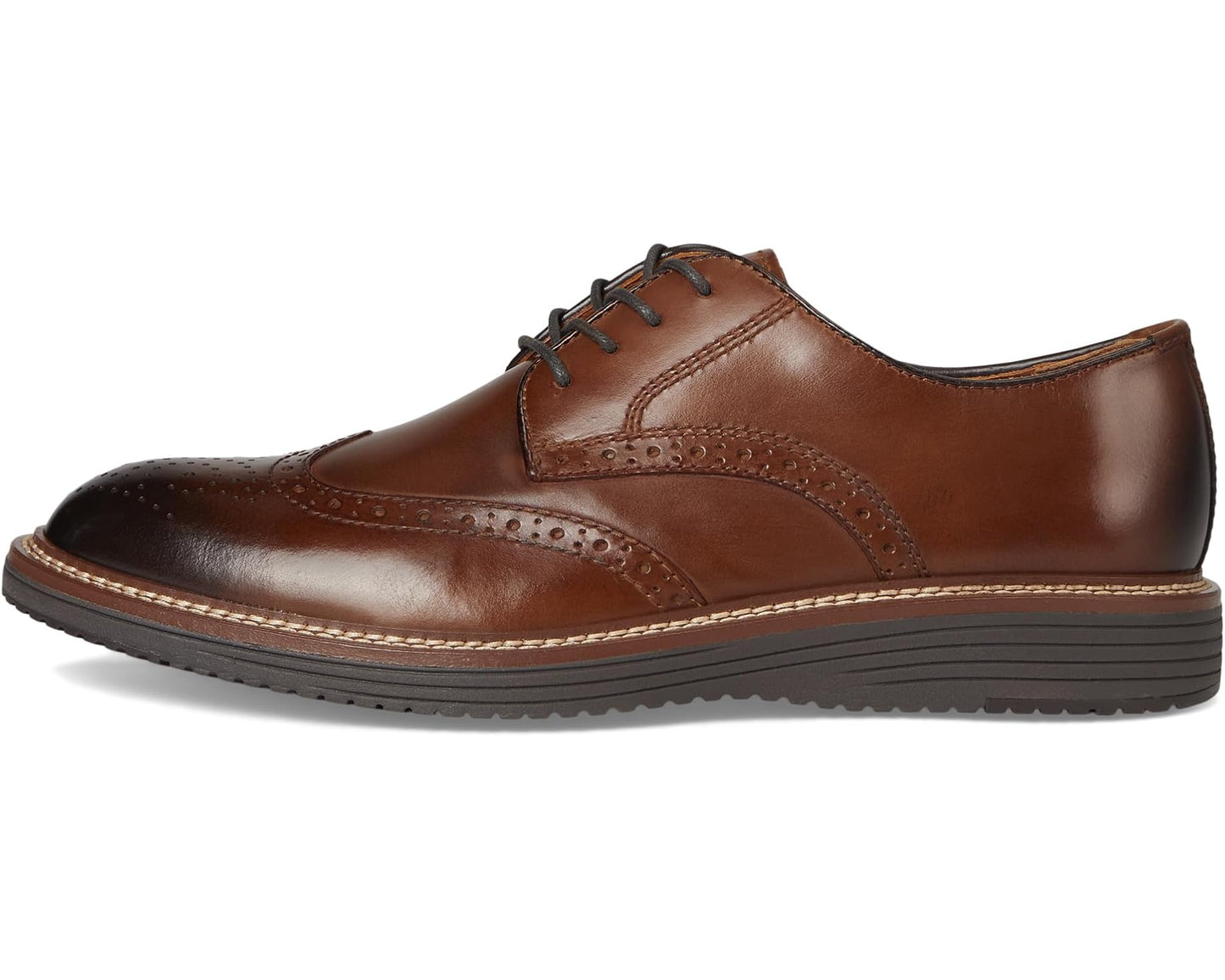 Men's Johnston & Murphy Upton Wingtip Tan Full Grain