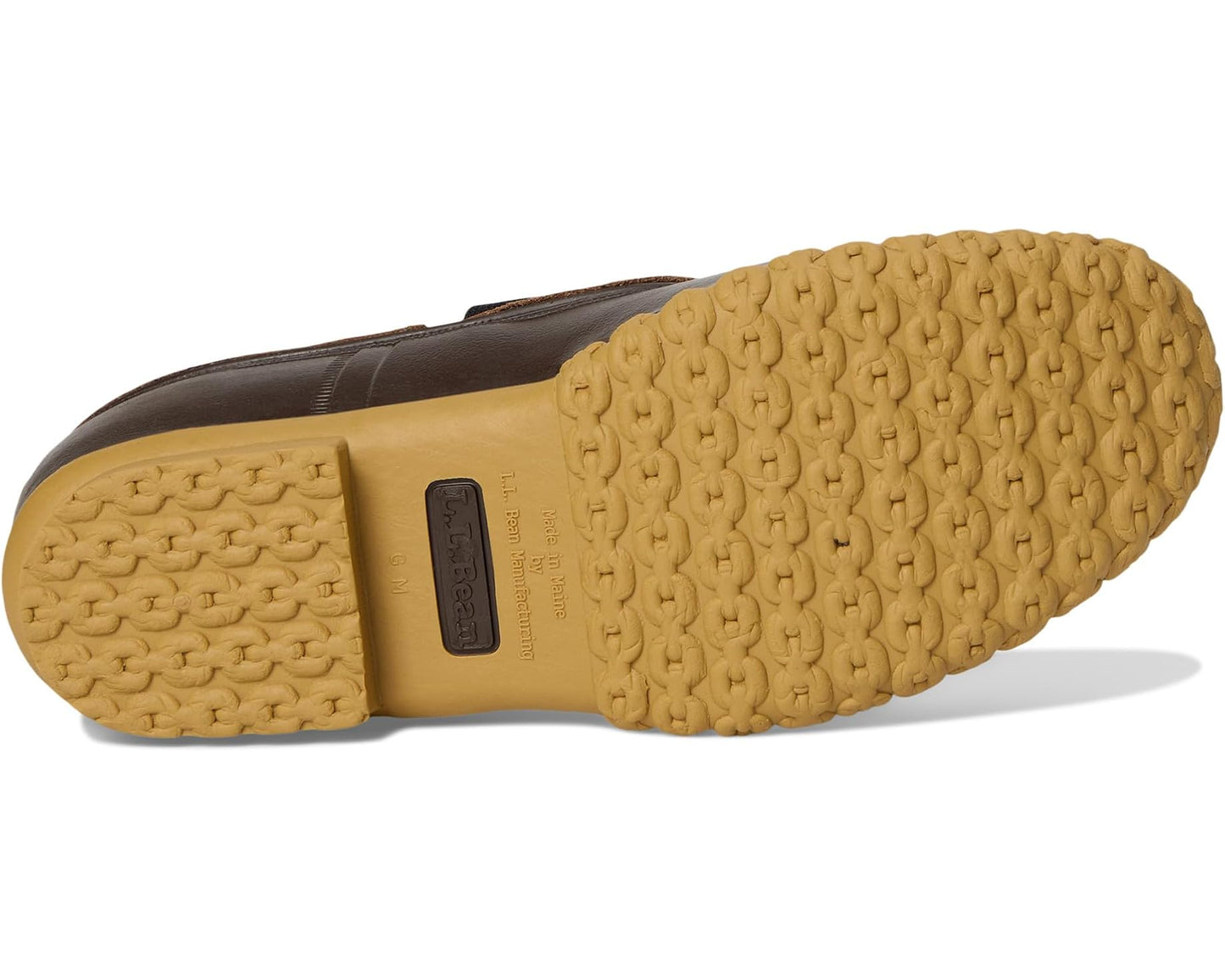 Men's L.L.Bean Rubber Moc Slip-On Allspice/Bean Boot Brown/Gum
