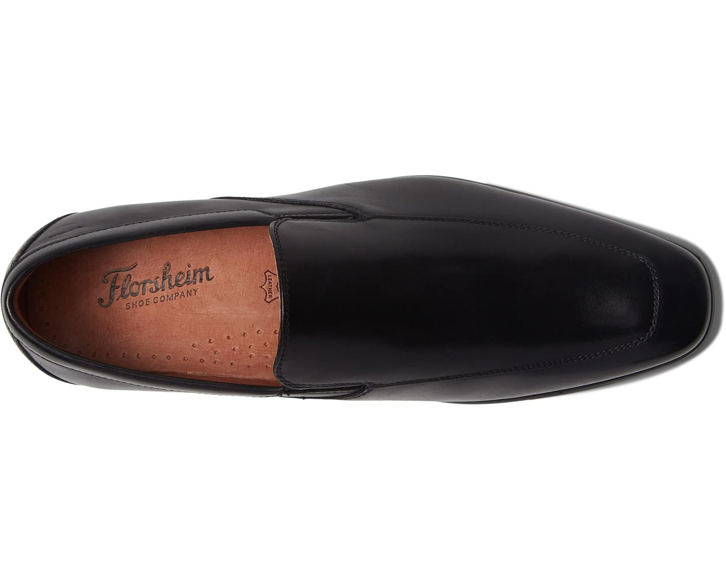Men's Florsheim Postino Moc Toe Venetian Slip-On Black Smooth