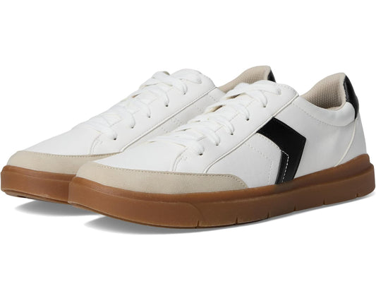 Men's Dr. Scholl's Madison Lace-Up White/Black Smooth