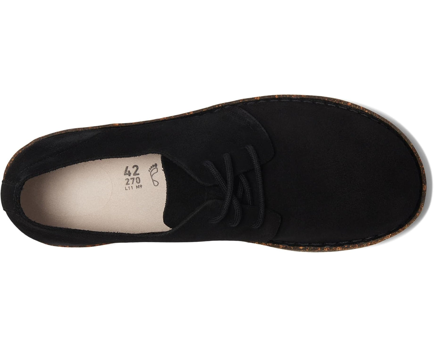 Men's Birkenstock Uppsala Low Lace Up - Suede Black