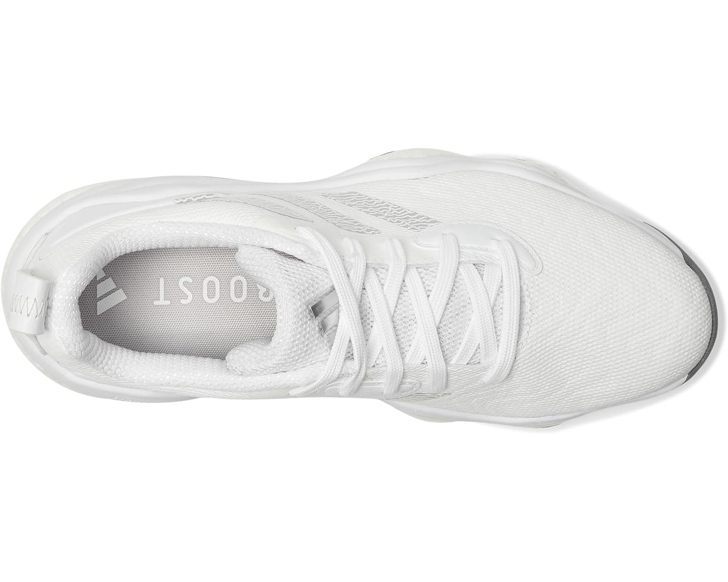 Men's adidas Golf Codechaos 25 Golf Shoes Footwear White/Silver Metallic/Grey Two