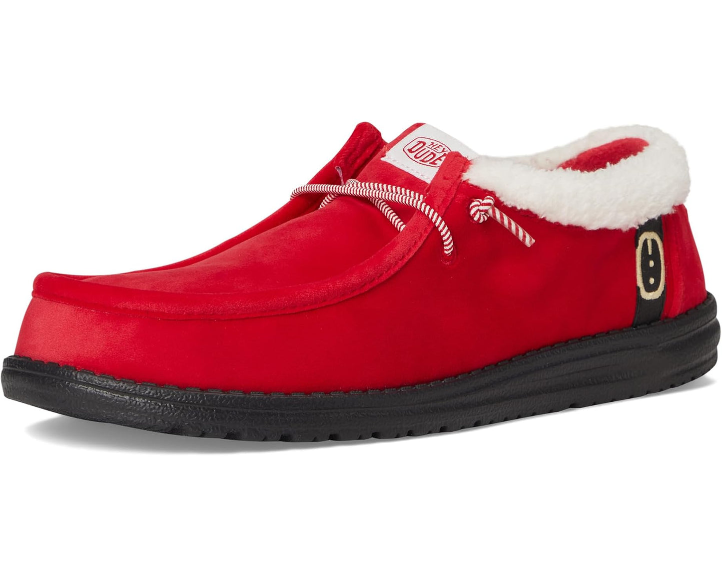 Men's Hey Dude Wally Santa Claus Red
