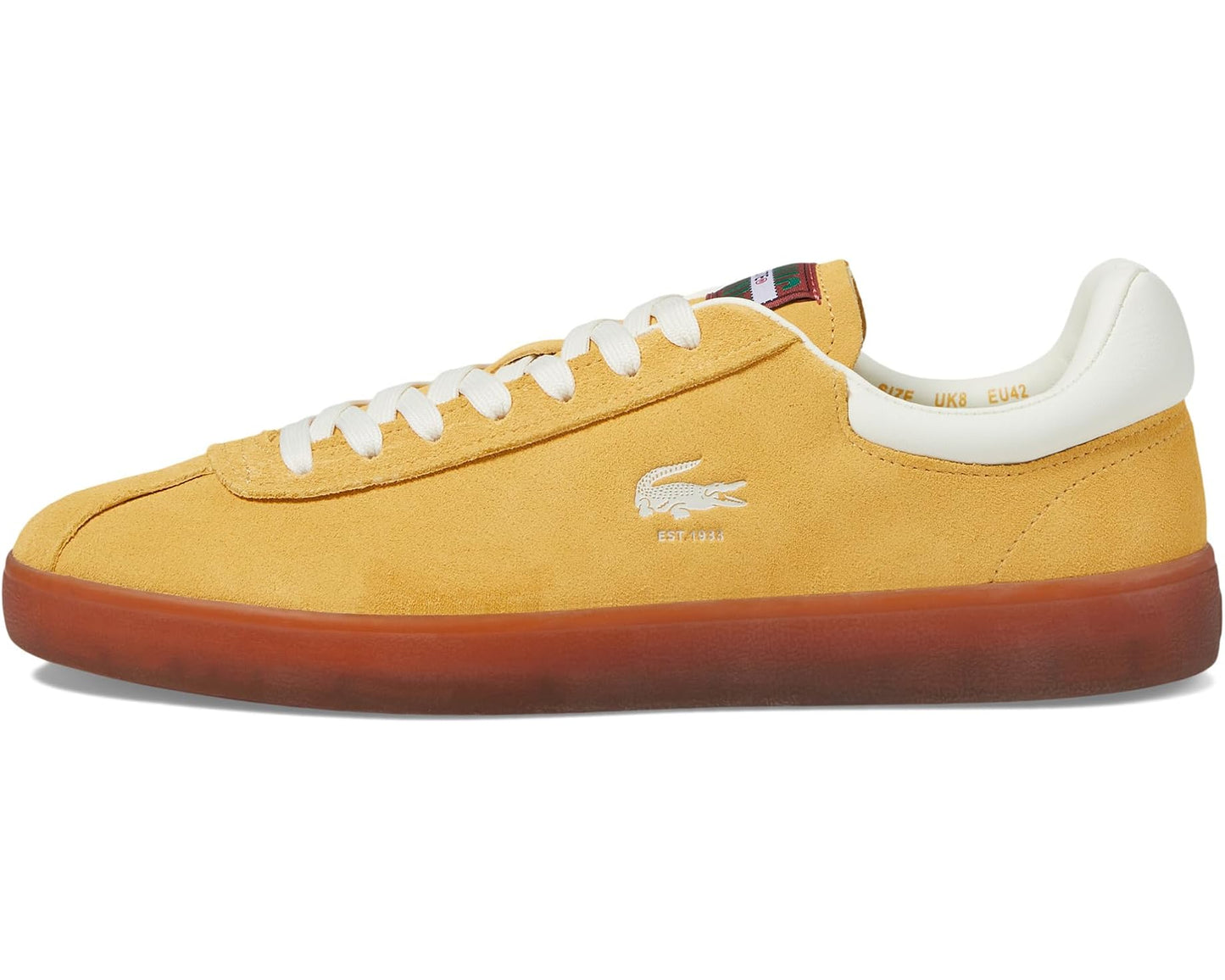 Men's Lacoste Baseshot Sneakers Yellow/Gum