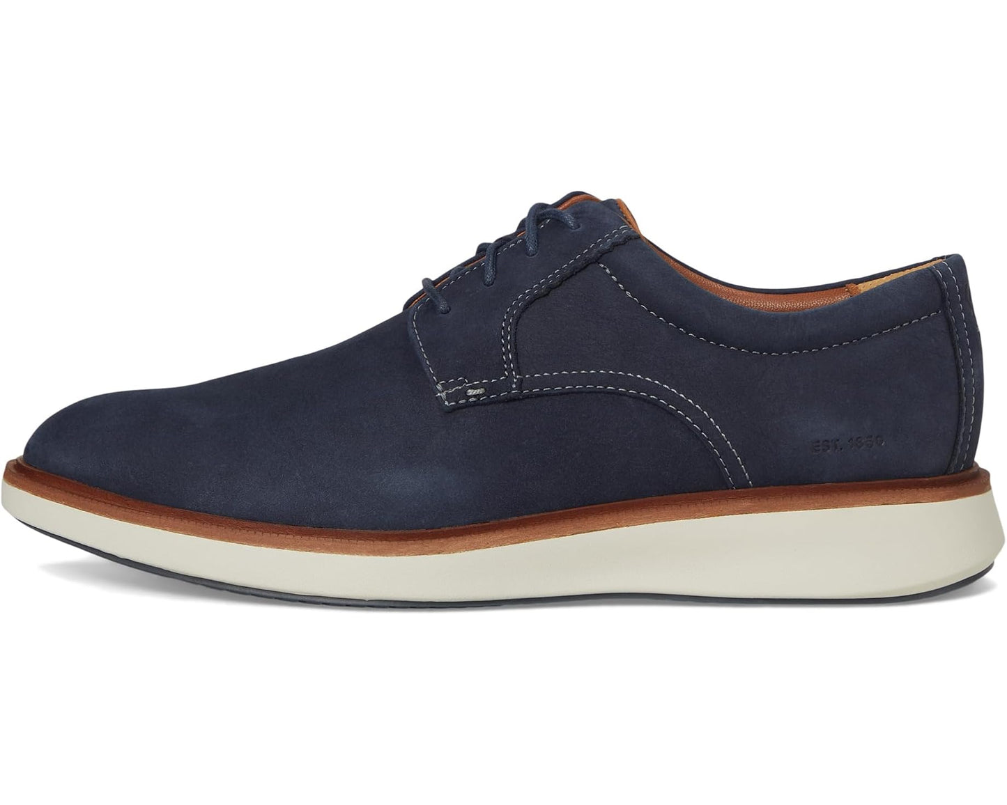 Men's Johnston & Murphy XC+ Parker Plain Toe Navy Waterproof Nubuck