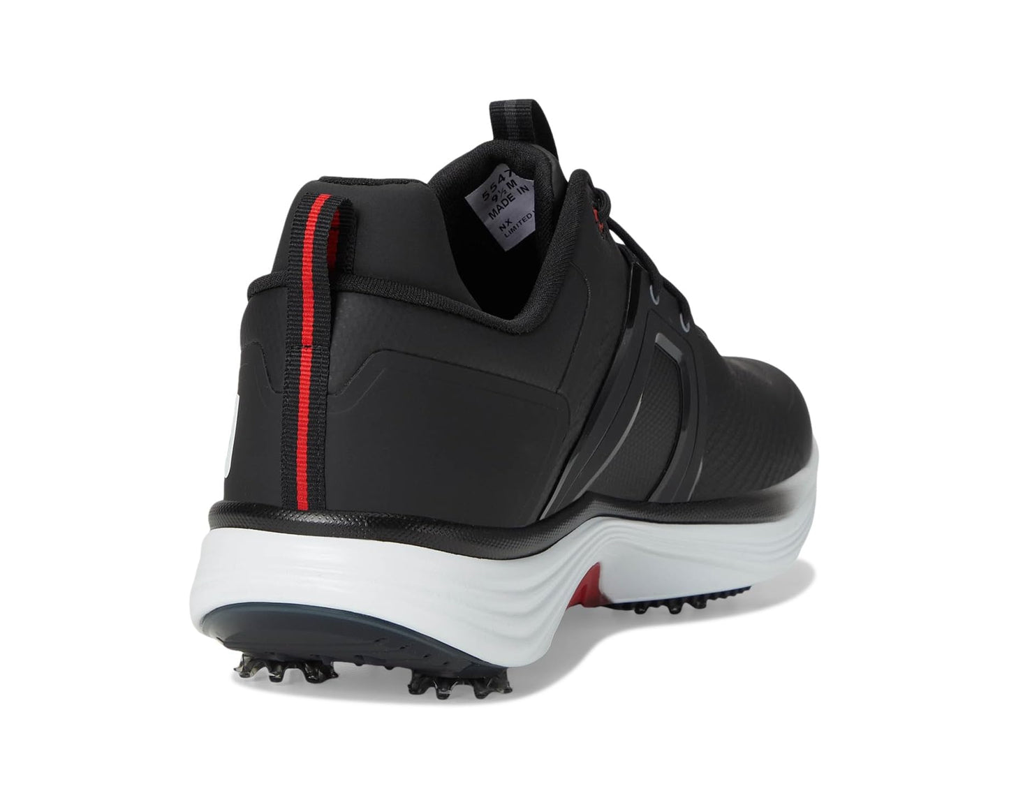 Men's FootJoy HyperFlex Golf Shoes Black/White/Red