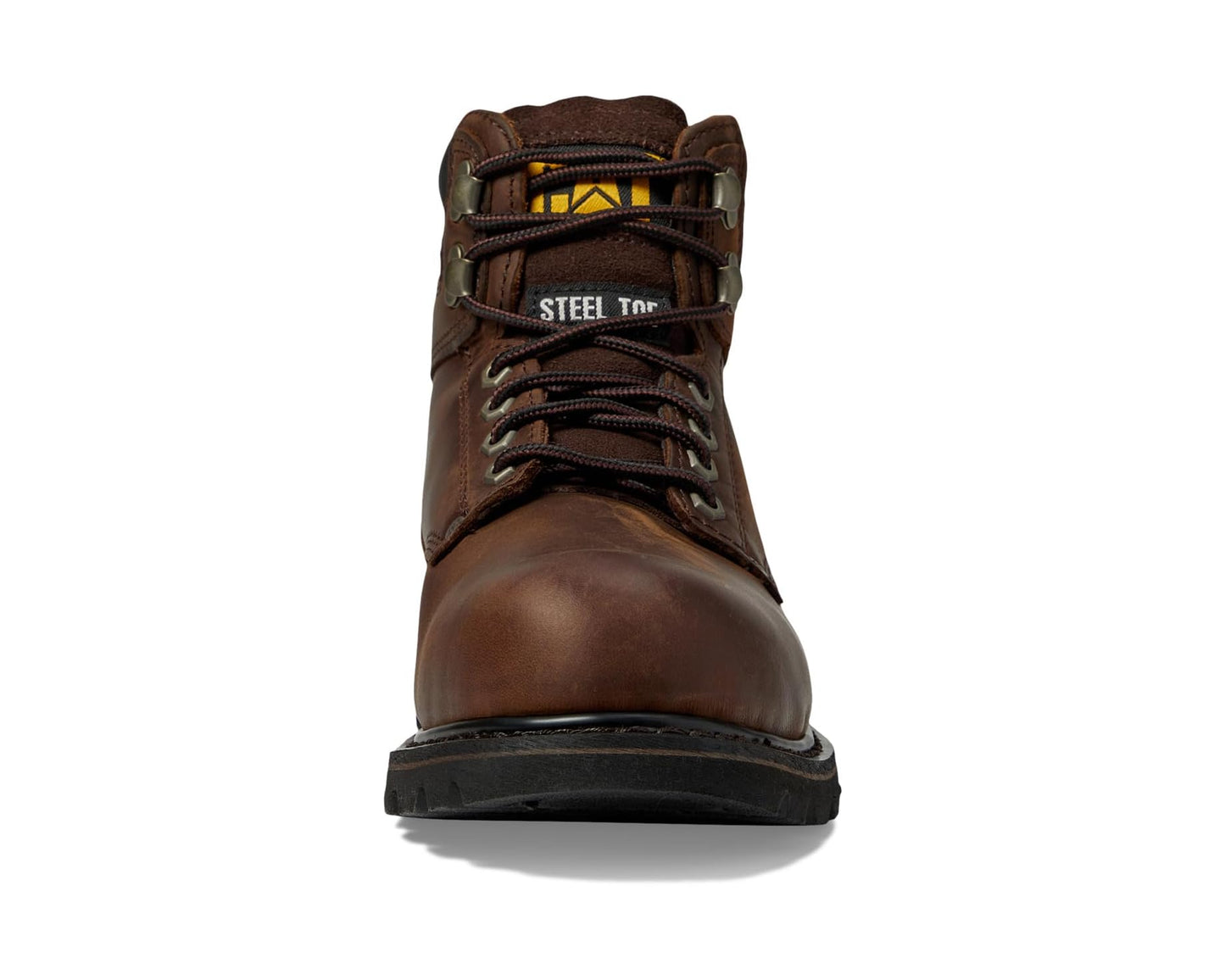 Men's Caterpillar 2nd Shift Steel Toe Dark Brown Leather