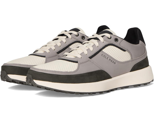 Men's Cole Haan Grand Crosscourt Downtown Sneakers Ironstone/Black/Ivory