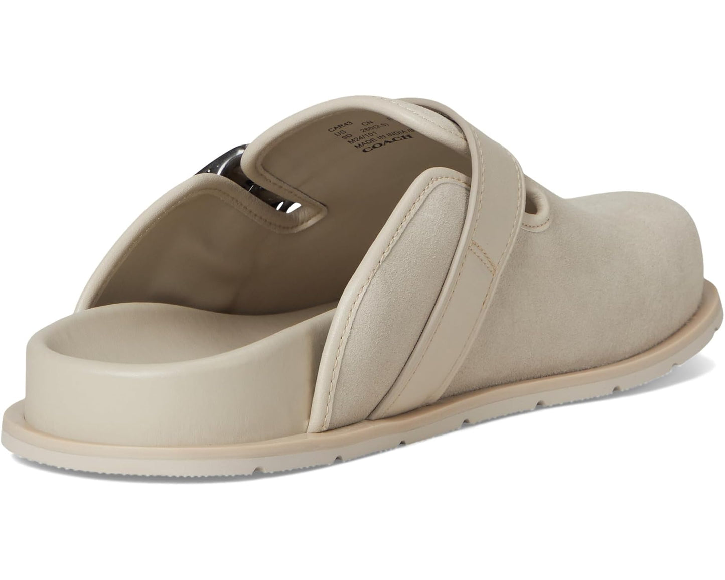 Men's COACH Buckle Clog Steam