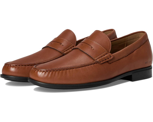 Men's Johnston & Murphy Harrison Penny Cognac Glove Leather