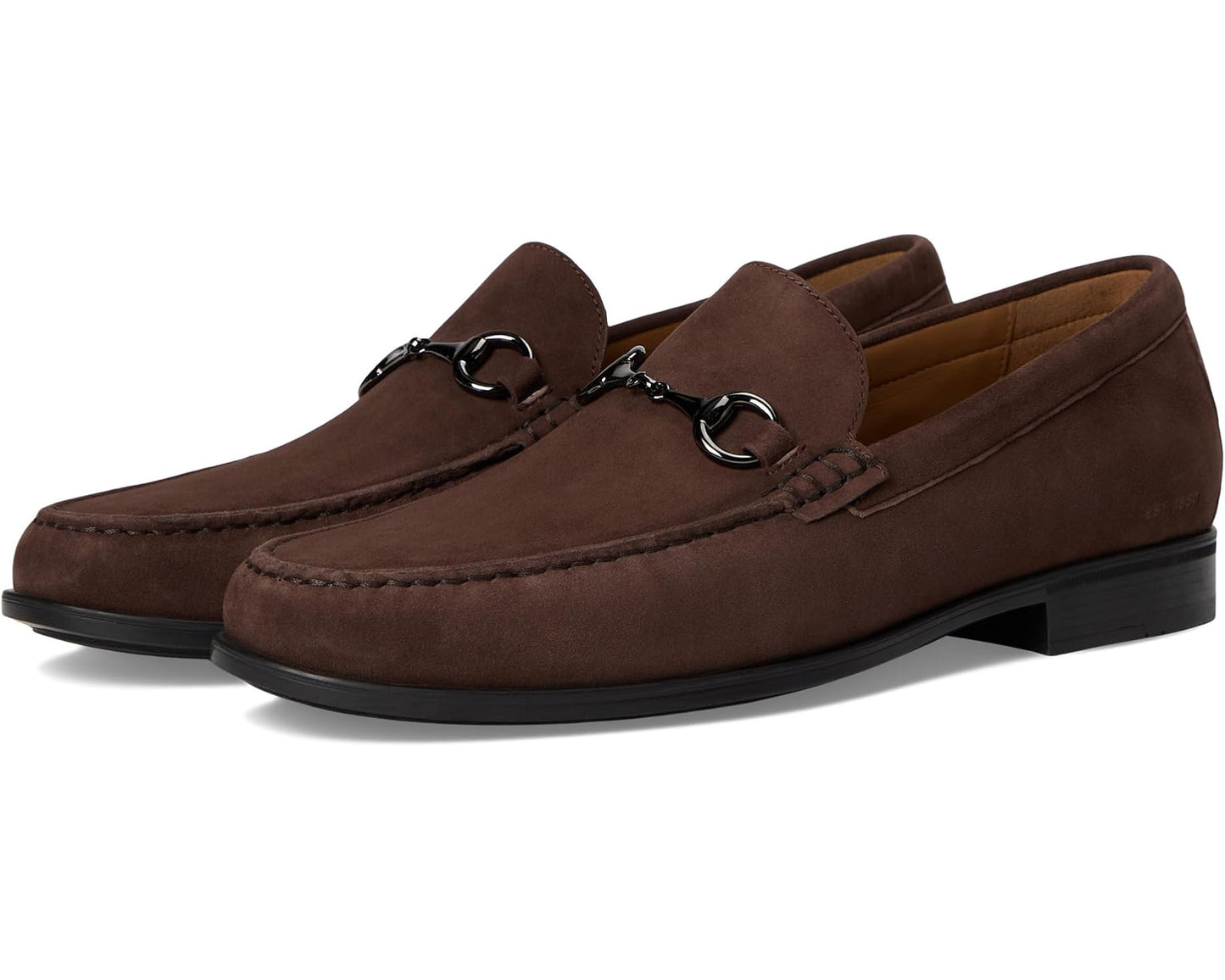 Men's Johnston & Murphy Harrison Bit Dark Brown Suede