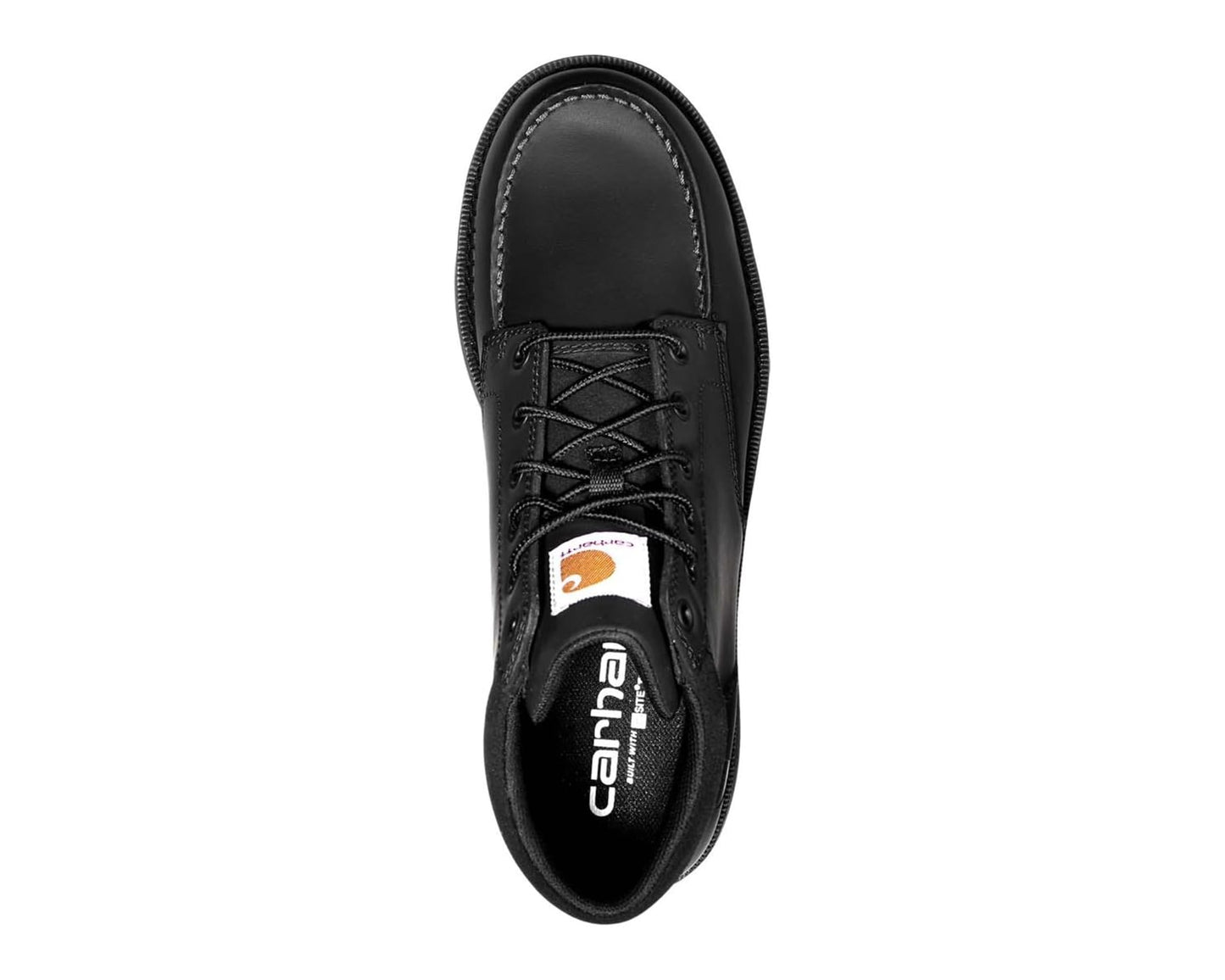 Men's Carhartt Millbrook 5 Moc Soft Toe Wedge Boot Black/Black