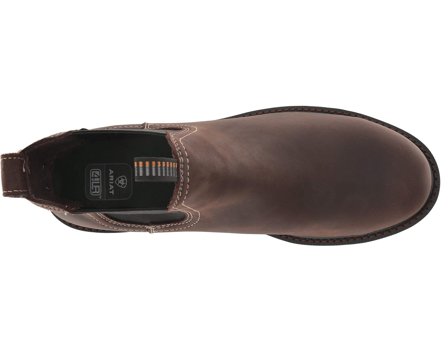 Men's Ariat Groundbreaker Chelsea H2O Steel Toe Dark Brown