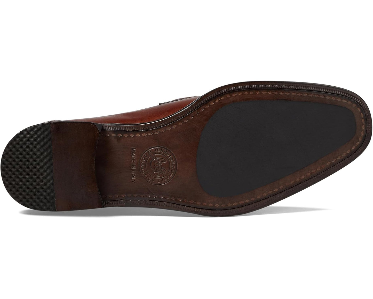 Men's Johnston & Murphy Collection Ellsworth Bit Brown Italian Calfskin