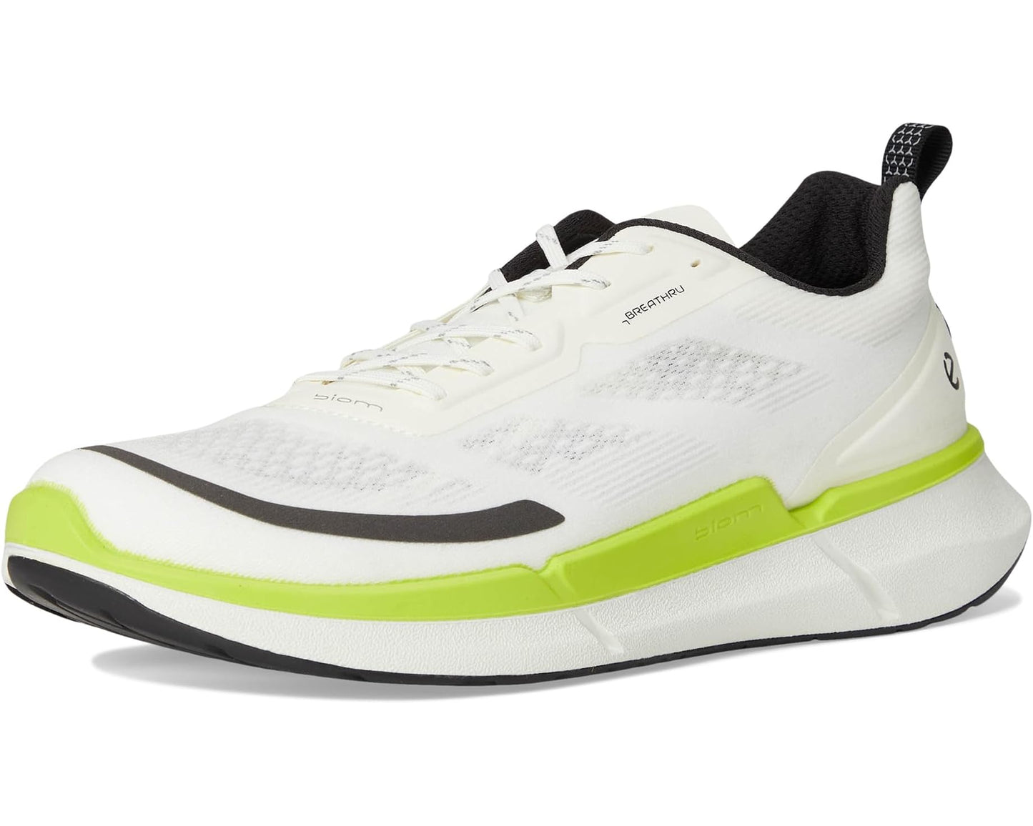 Men's ECCO Sport Biom 2.2 Textile Cross Trainer White/Lime Punch