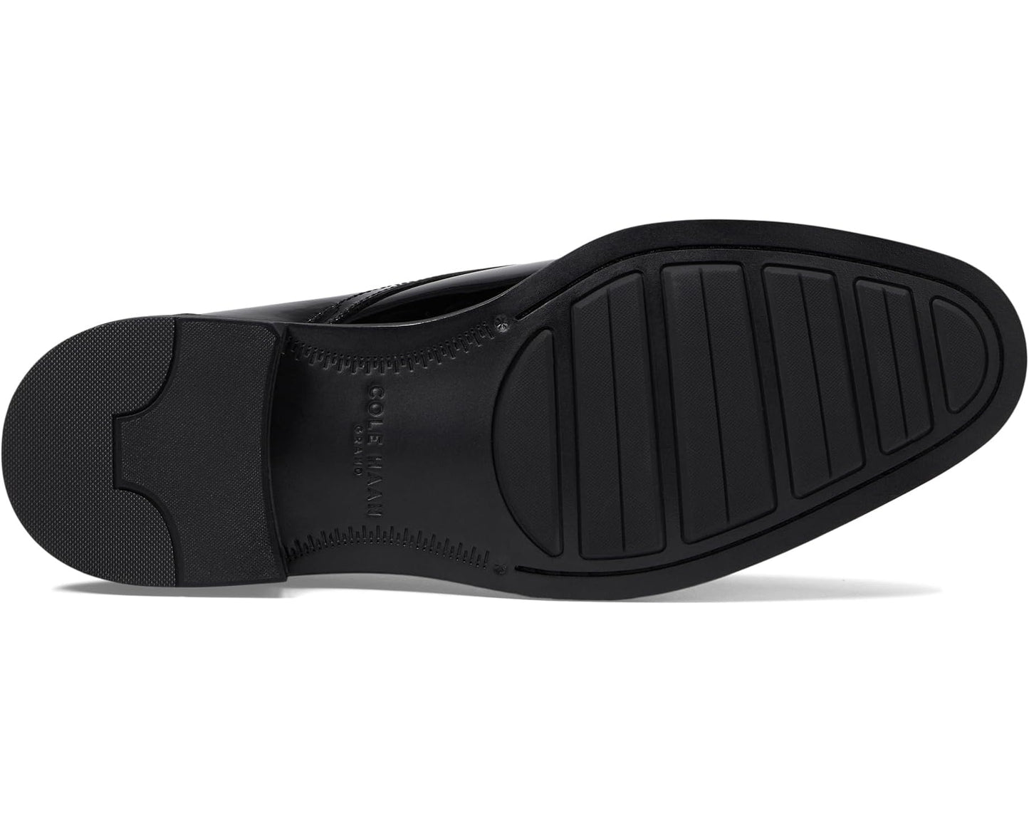 Men's Cole Haan Hawthorne Plain Oxford Black Patent/Black