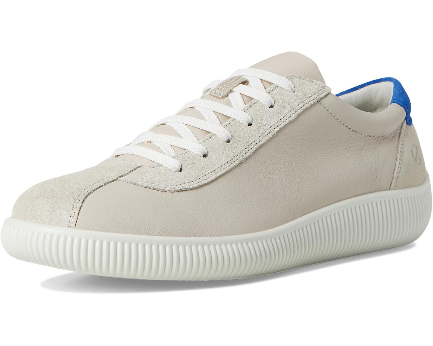 Men's ECCO Soft Zero Lace Up Sneaker Gravel