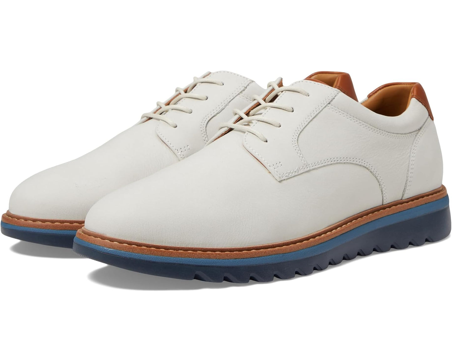 Men's Johnston & Murphy Braydon Plain Toe Off White Nubuck