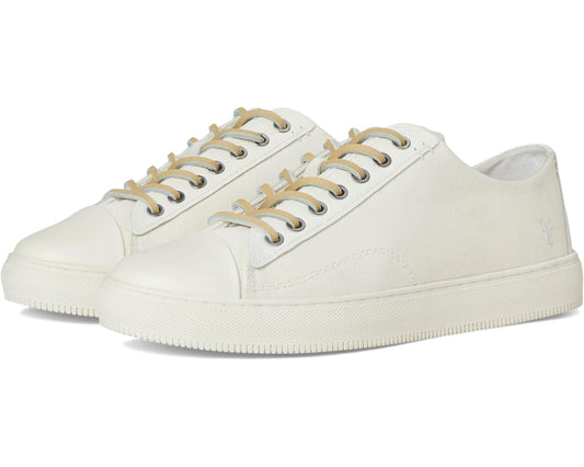 Men's Frye Astor Cap Toe Low Lace White