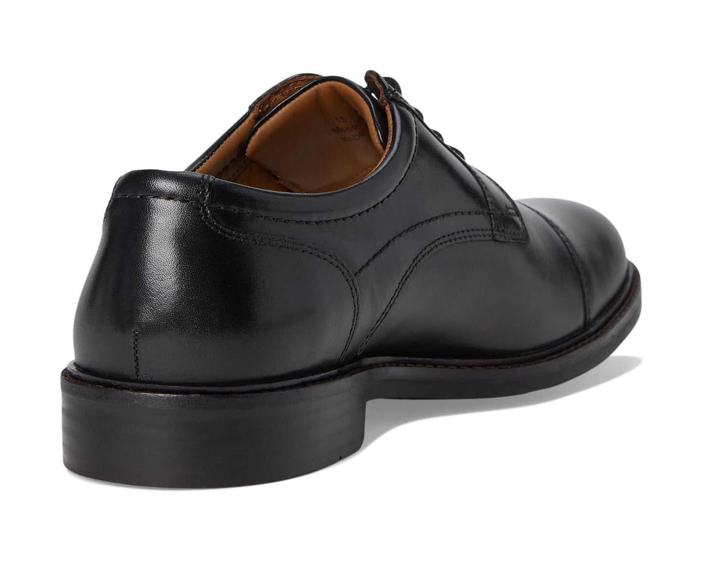 Men's Johnston & Murphy Mason Cap Toe Black Full Grain