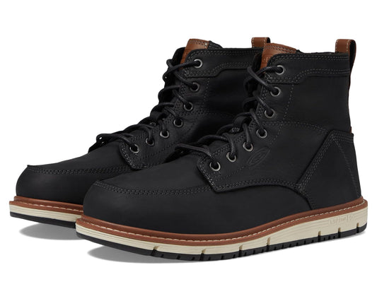 Men's KEEN Utility San Jose Aluminum Toe Black/Carmel Cafe