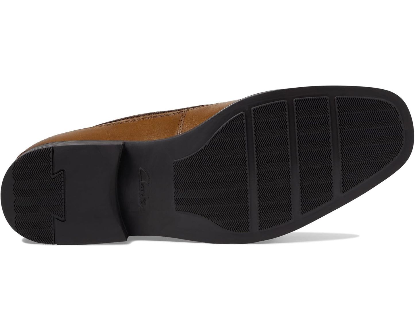 Men's Clarks Tilden Free Dark Tan Leather