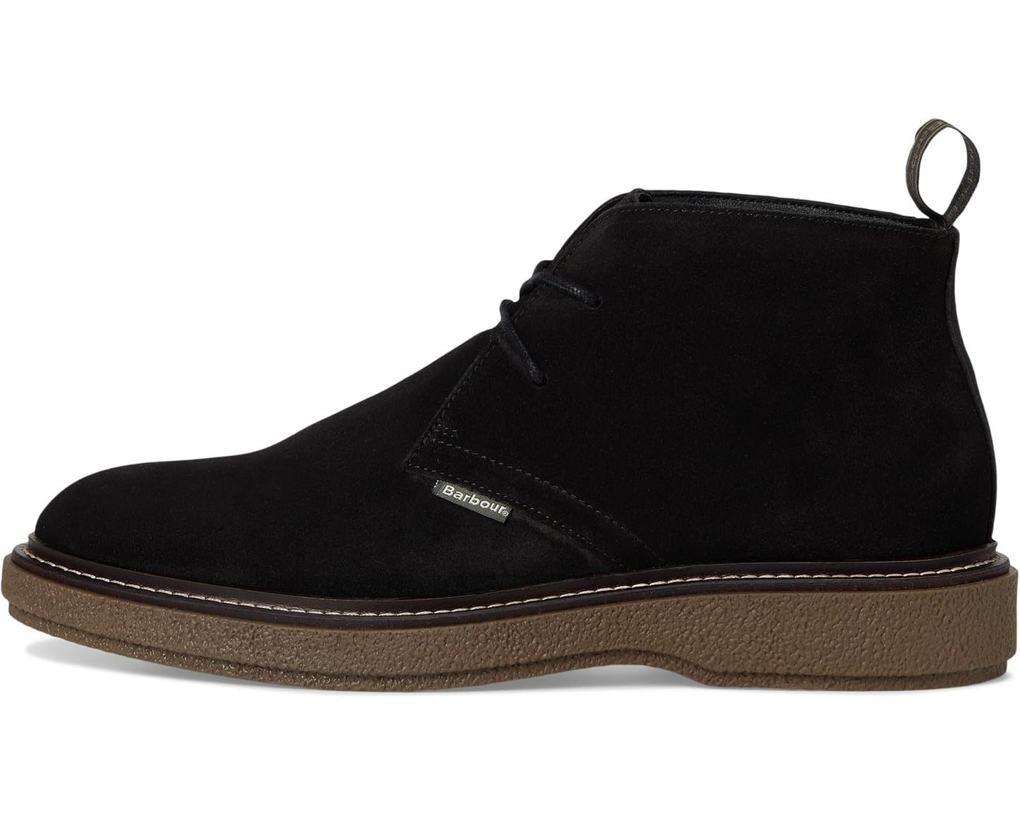 Men's Barbour Blaine Chukka Boots Black Suede