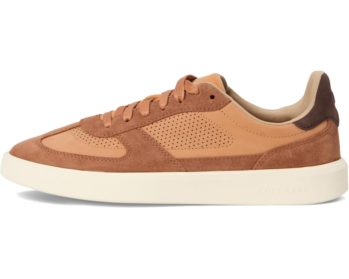 Men's Cole Haan Grand Crosscourt Modern Turf Sneaker British Tan/Natural Tan/Ivory