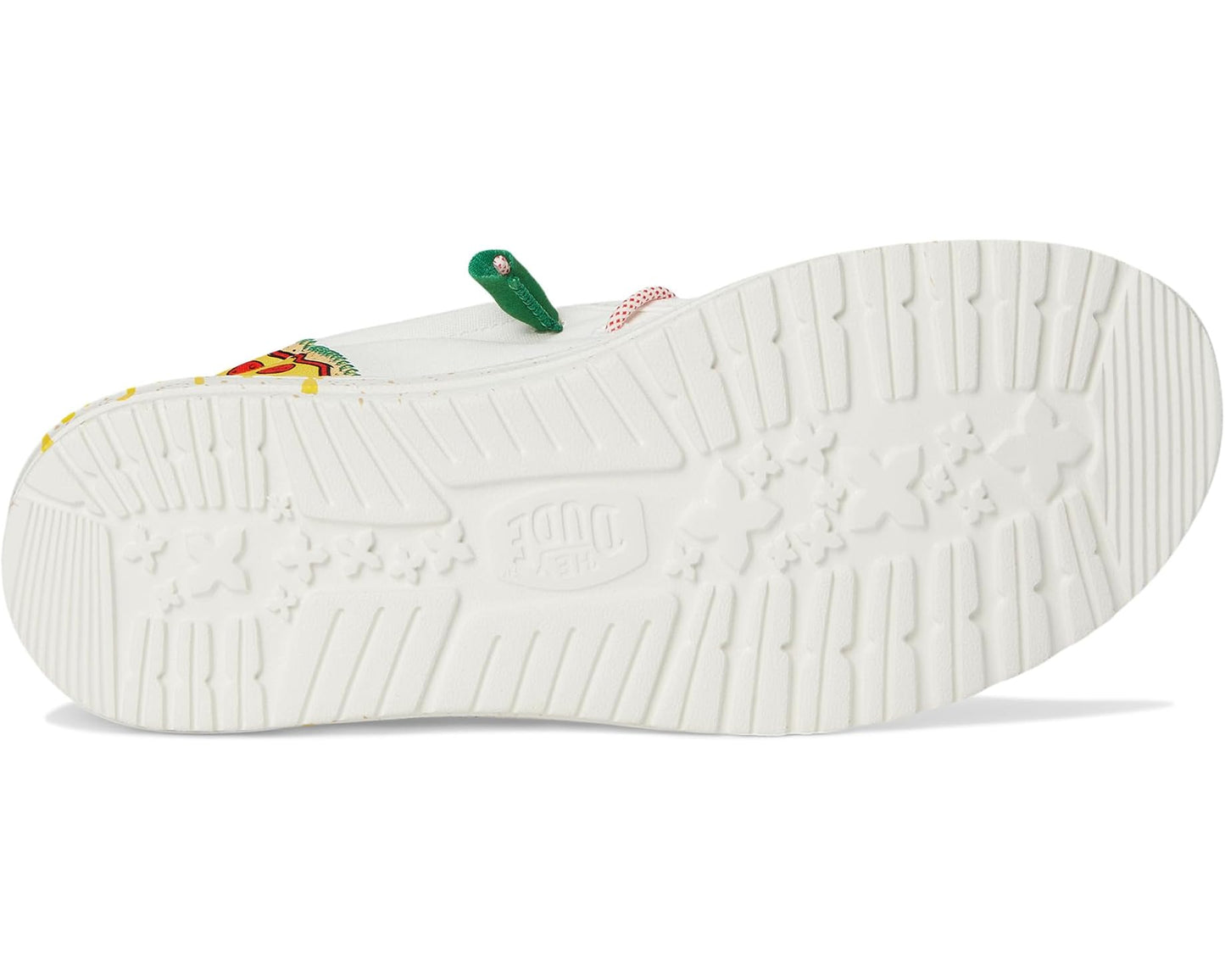 Men's Hey Dude Wally Funk TMNT Pizza White/Red