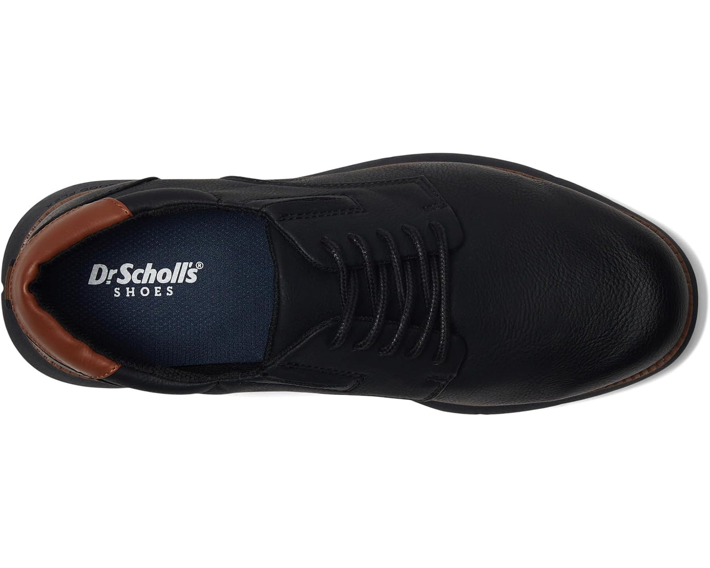 Men's Dr. Scholl's Synergy Oxfd Black Faux Leather
