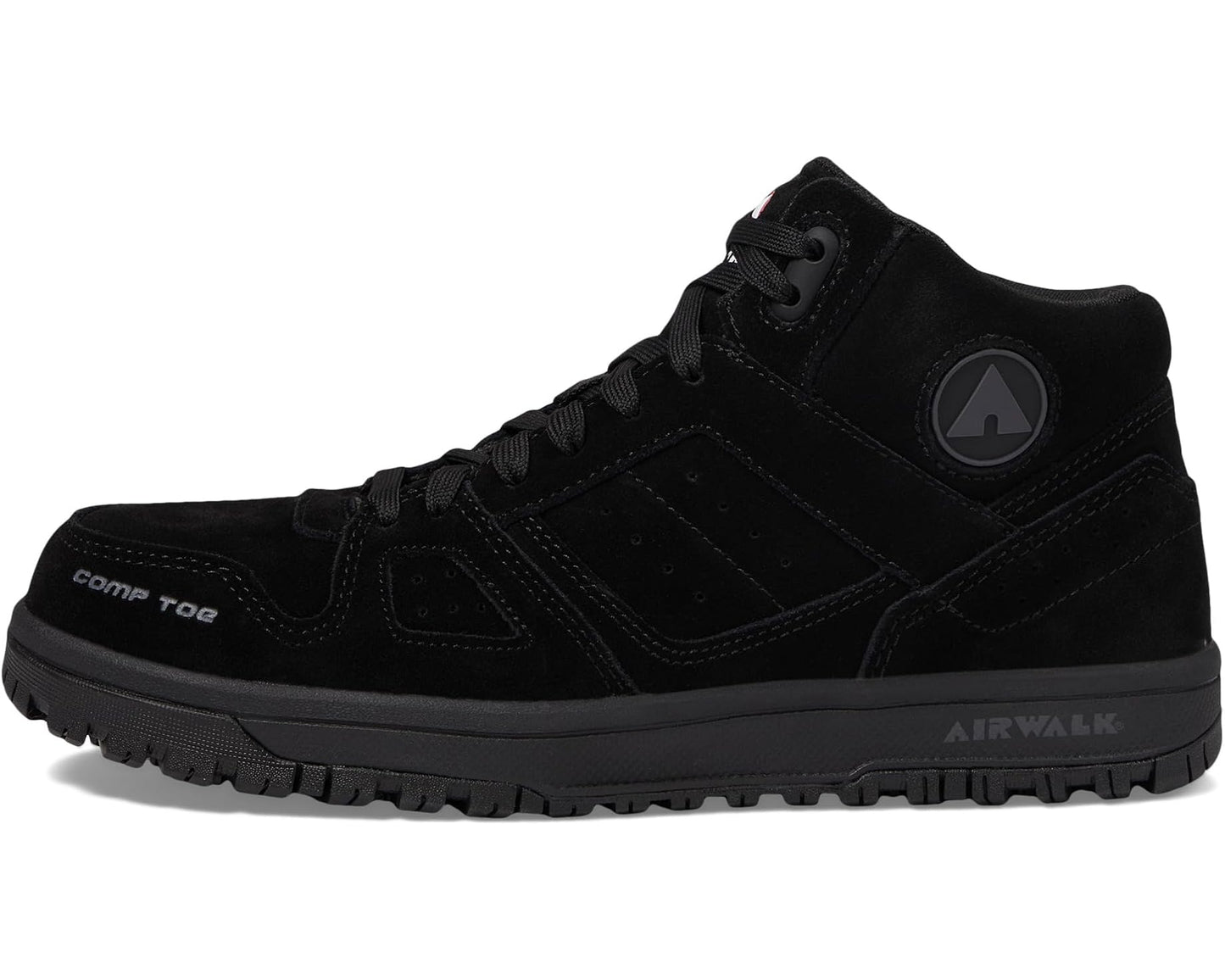 Men's Airwalk Work Mongo Mid Comp Toe EH SR Black