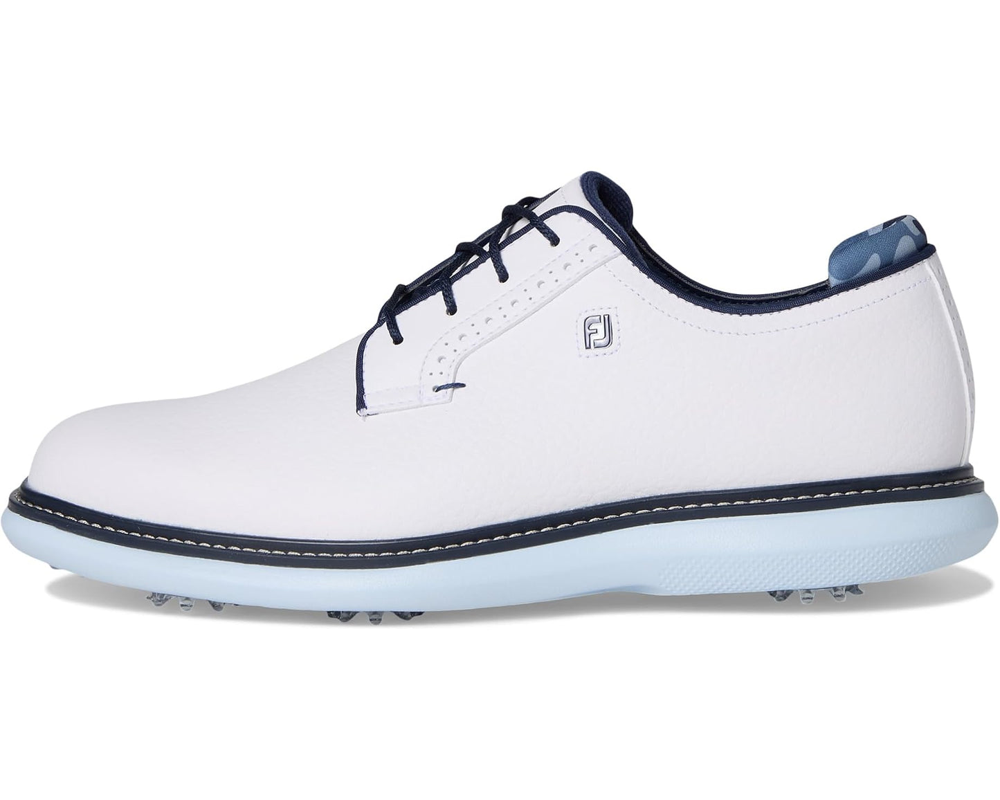 Men's FootJoy Traditions Blucher White/Sky Blue/Camo